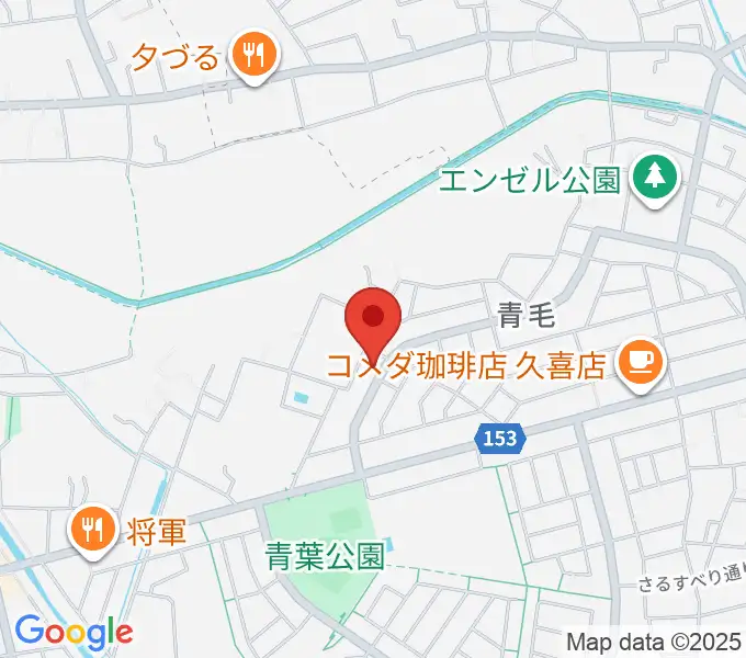 久喜ピアノ調律サービスの地図