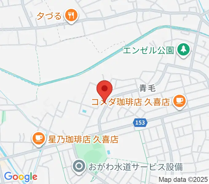 久喜ピアノ調律サービスの地図