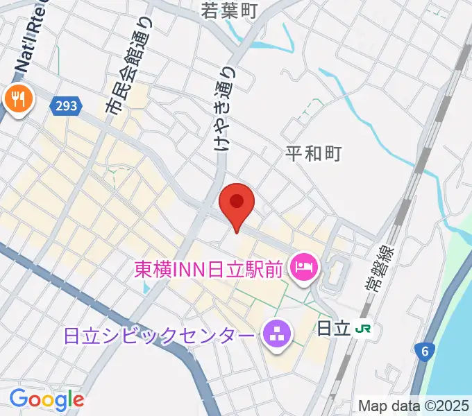クシダピアノ社の地図