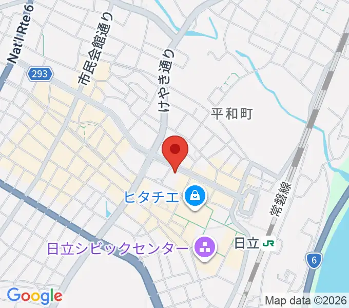 クシダピアノ社の地図