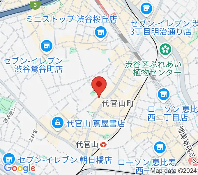 弦楽器専門店ラルジュの地図