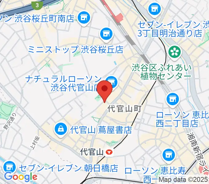 弦楽器専門店ラルジュの地図