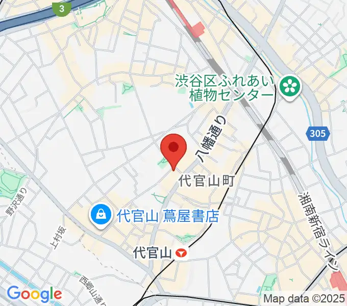 弦楽器専門店ラルジュの地図