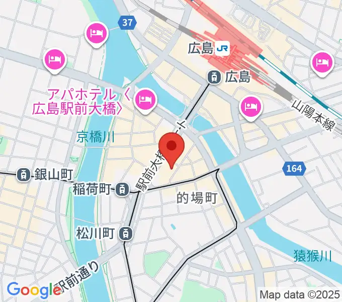 ミュージックライフTAO広島店の地図