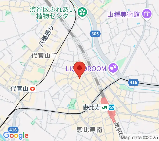 古賀弦楽器の地図