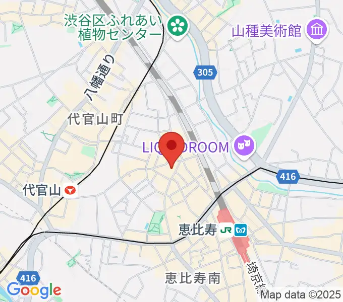古賀弦楽器の地図