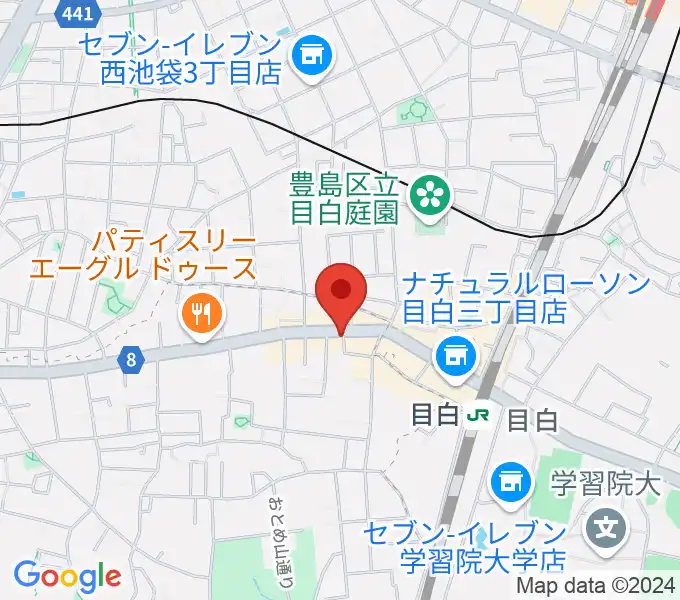 株式会社目白の地図