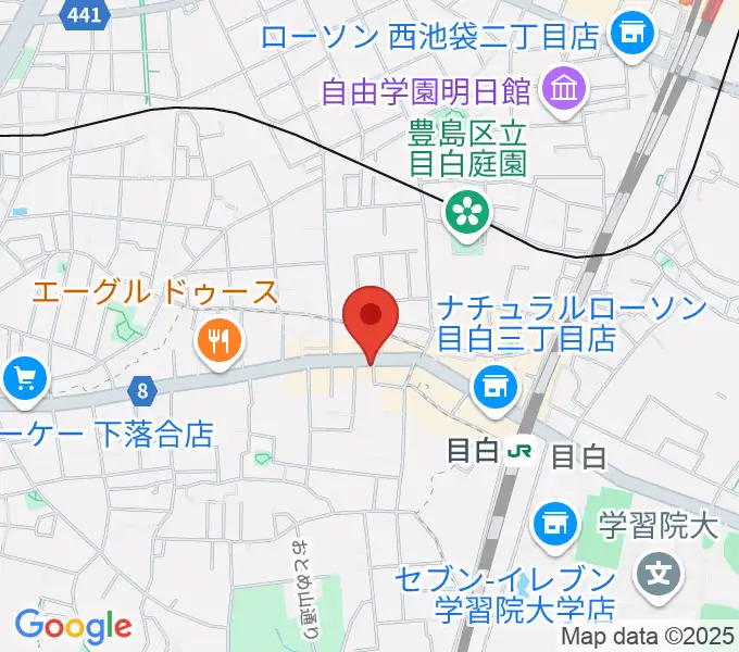 株式会社目白の地図