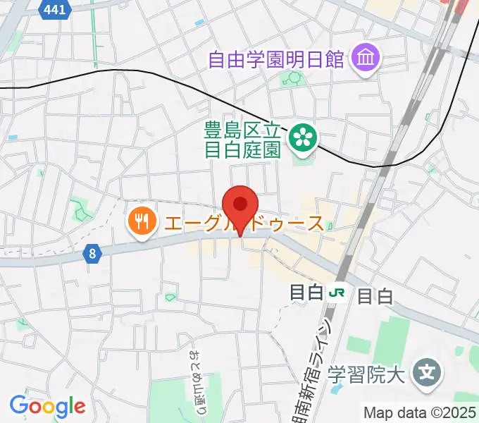 株式会社目白の地図