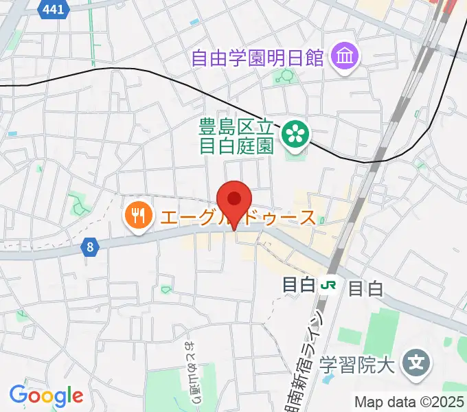株式会社目白の地図