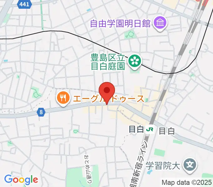 株式会社目白の地図