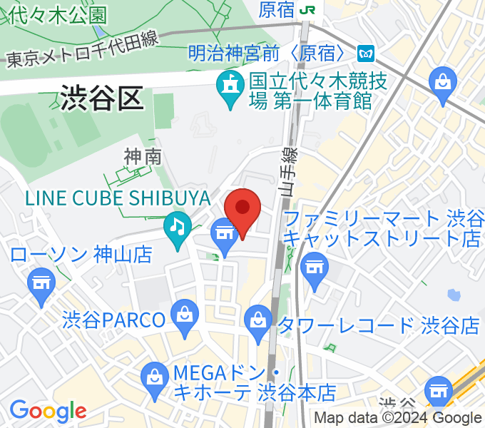 ロックオンカンパニー渋谷店の場所