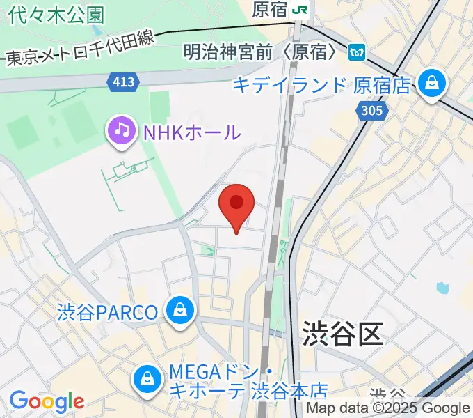 ロックオンカンパニー渋谷店の地図