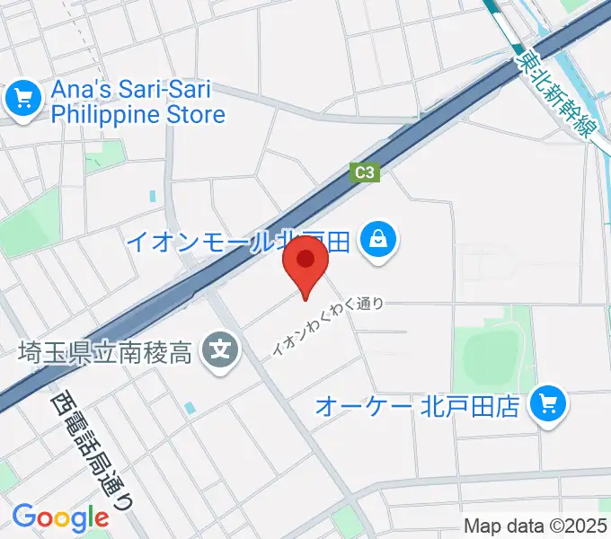 ミルズの地図