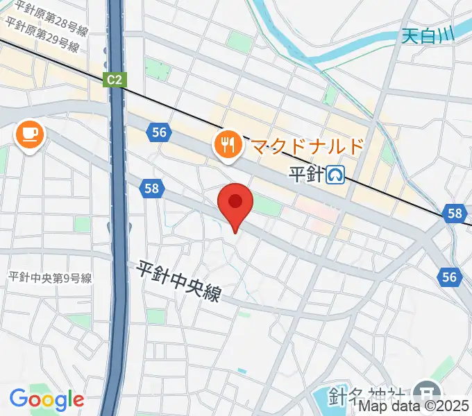 名古屋ピアノ調律センターの地図