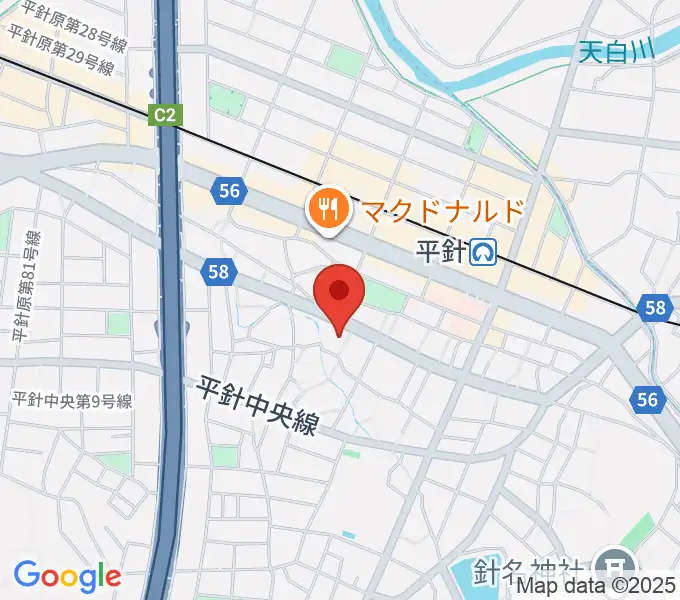 名古屋ピアノ調律センターの地図