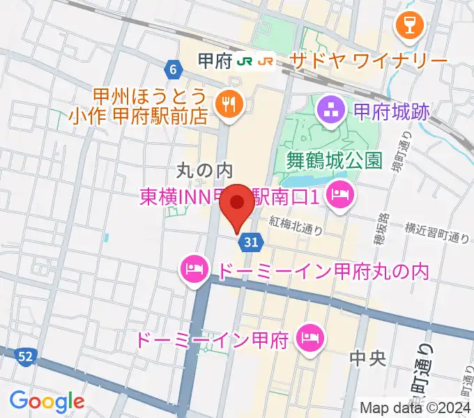 内藤楽器本店の地図