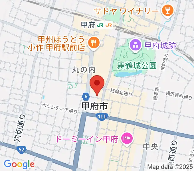 内藤楽器本店の地図