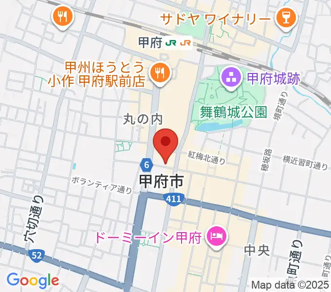 内藤楽器本店の地図