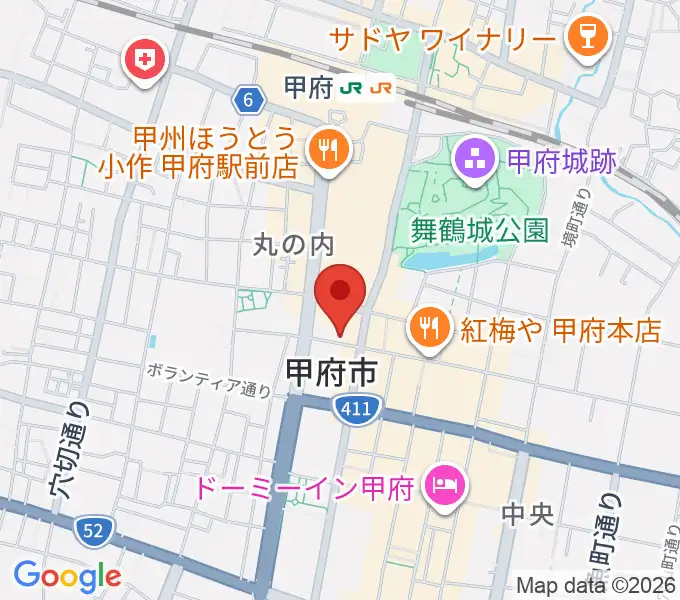 内藤楽器本店の地図