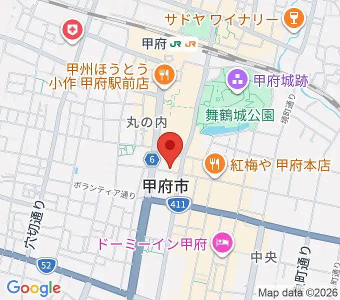 内藤楽器本店の地図