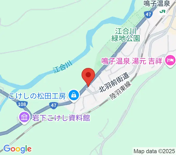 中澤太鼓店の地図