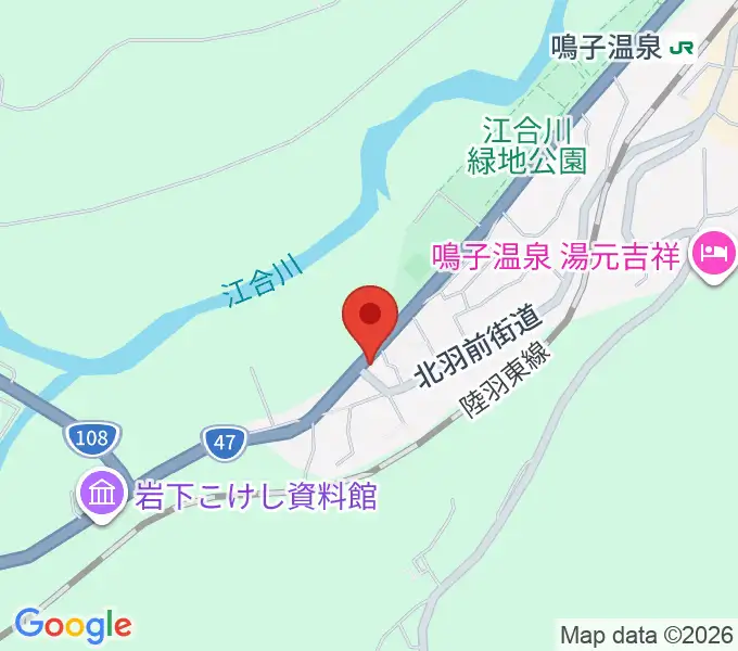 中澤太鼓店の地図