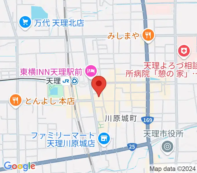 雅楽器 たなかやの地図