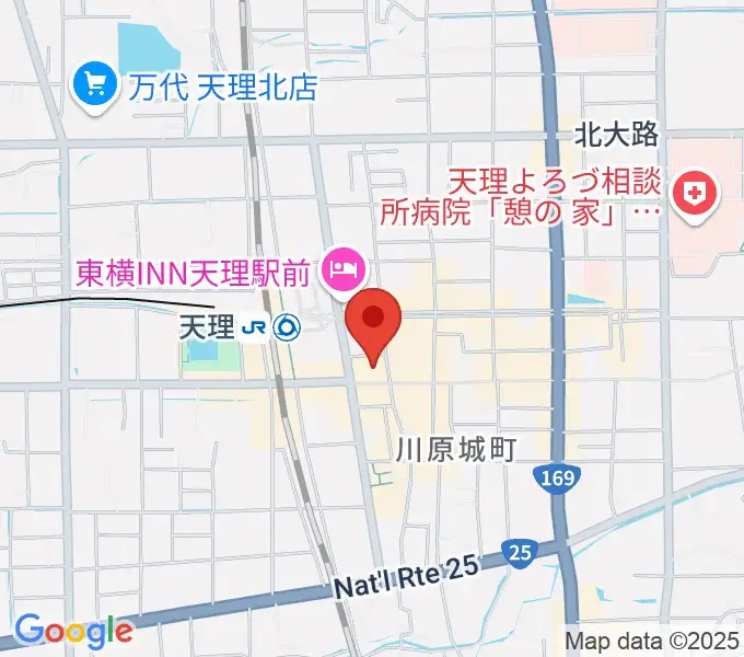 雅楽器 たなかやの地図