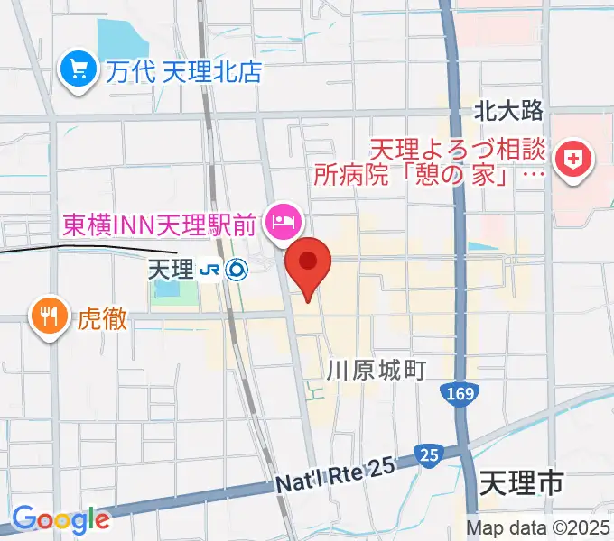 雅楽器 たなかやの地図