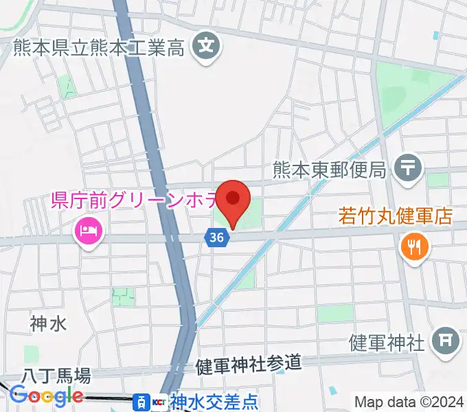 くまもとピアノの地図