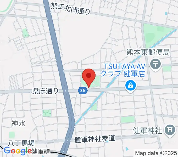くまもとピアノの地図