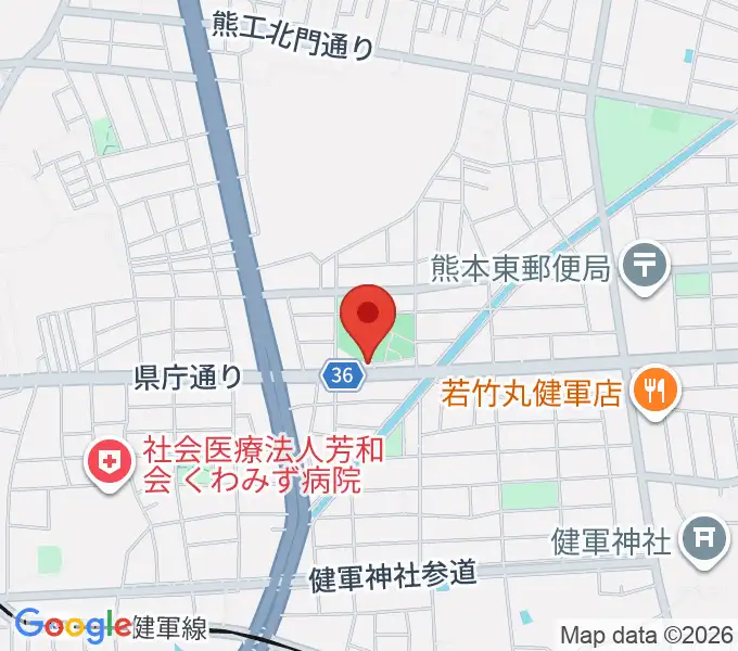 くまもとピアノの地図