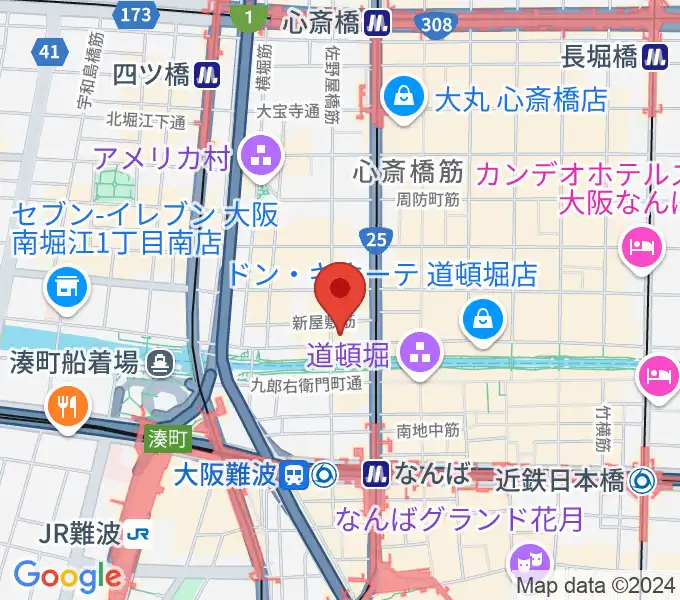 名師堂 大阪店の地図