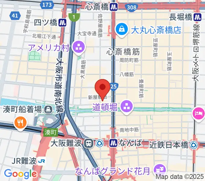 名師堂 大阪店の地図