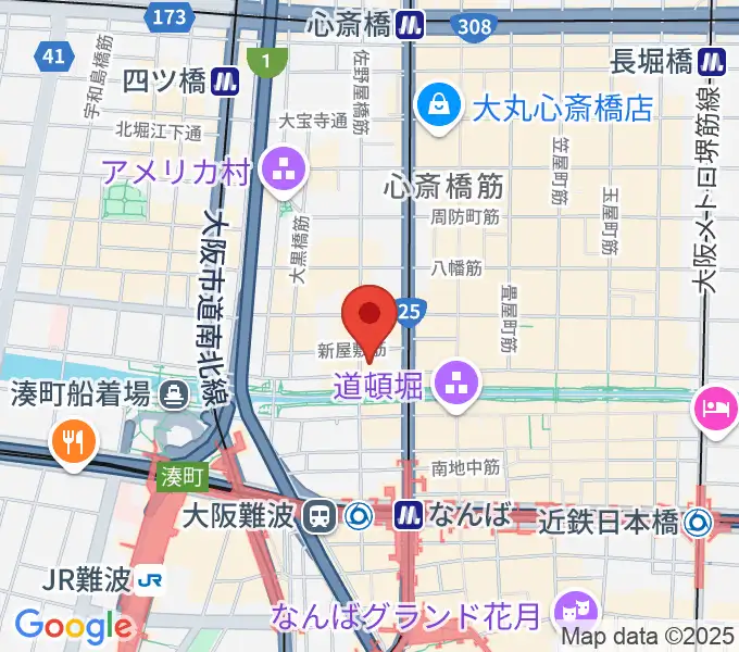 名師堂 大阪店の地図