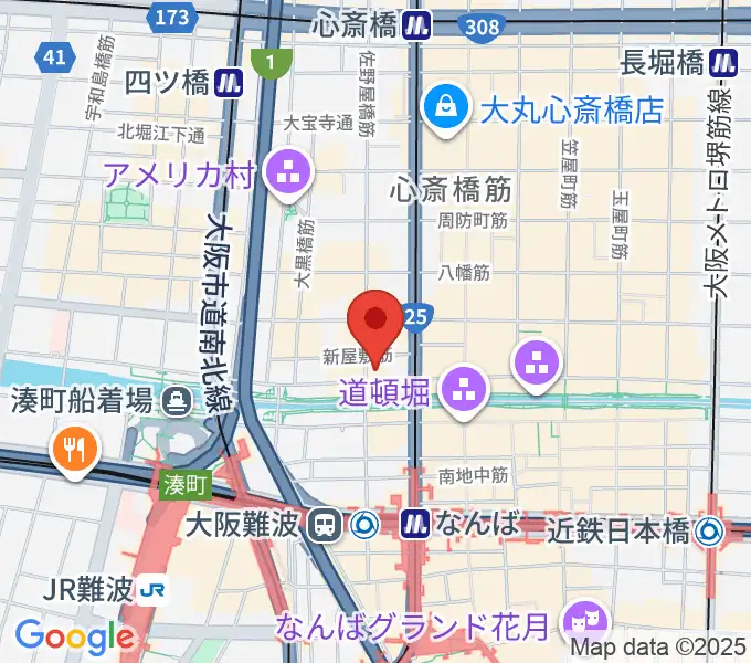 名師堂 大阪店の地図