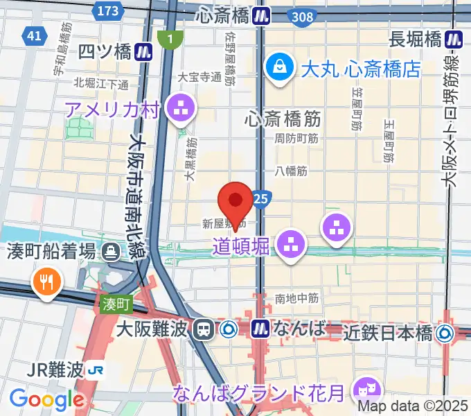 名師堂 大阪店の地図