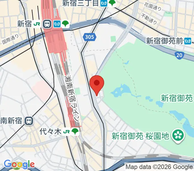 日本ヴァイオリン 東京本店の地図