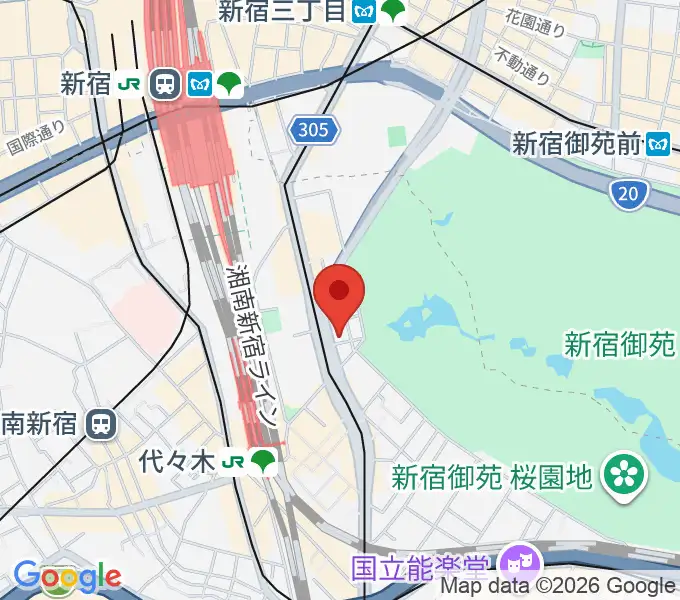 日本ヴァイオリン 東京本店の地図