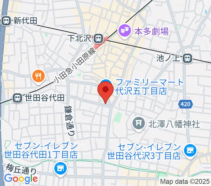 大津琴三絃の地図