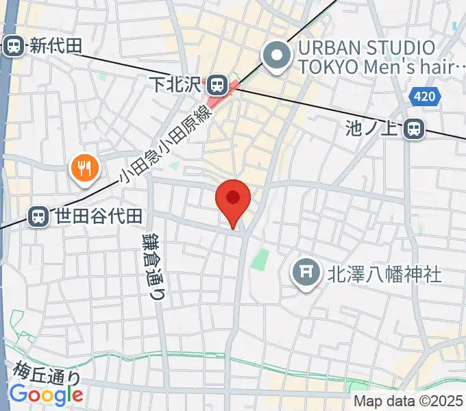 大津琴三絃の地図