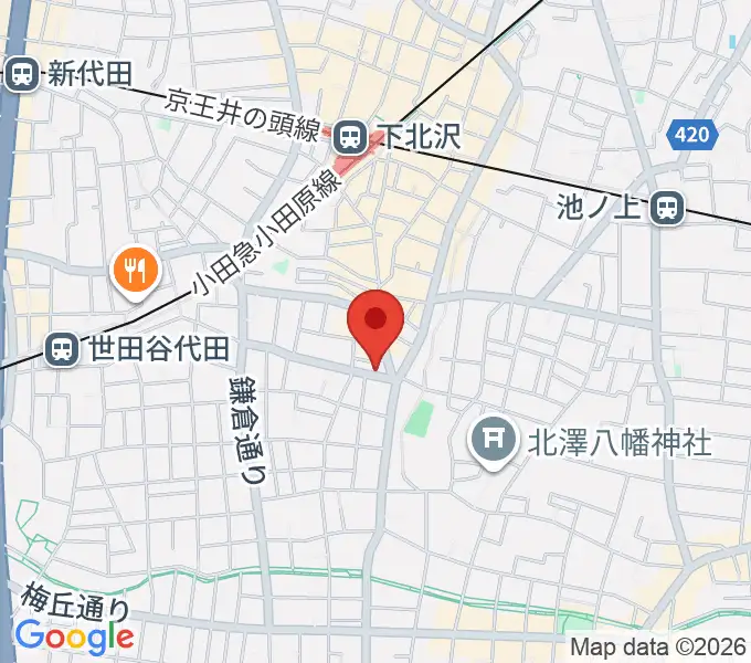 大津琴三絃の地図