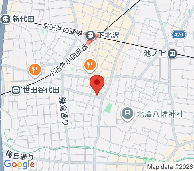 大津琴三絃の地図