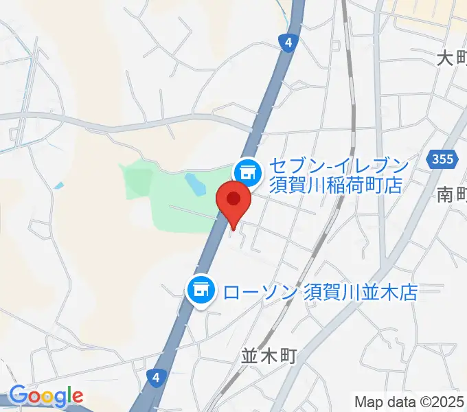 小野口木管楽器修理工房の地図