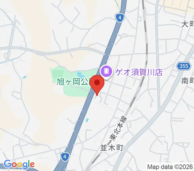 小野口木管楽器修理工房の地図