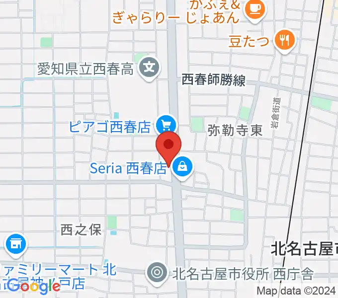 オタイレコードの地図