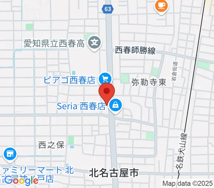 オタイレコードの地図
