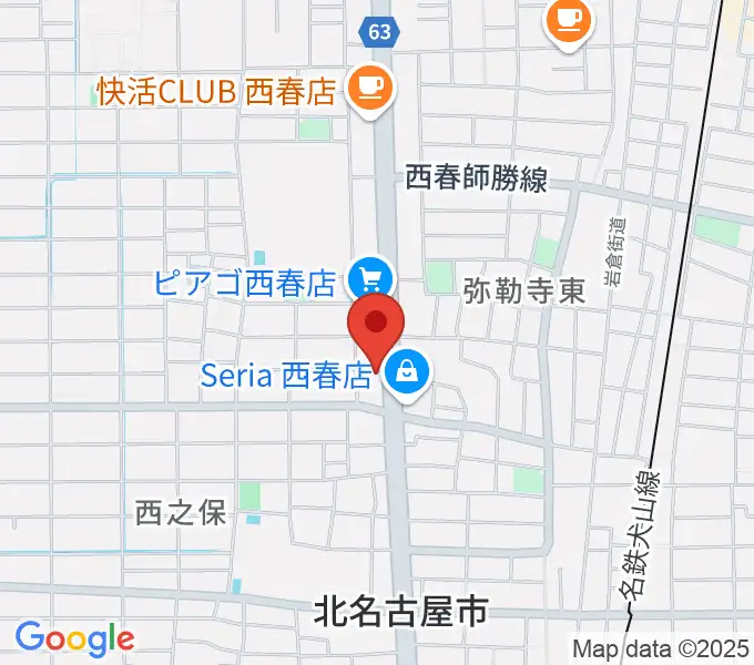 オタイレコードの地図