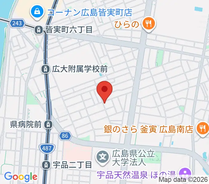 フェイズインの地図